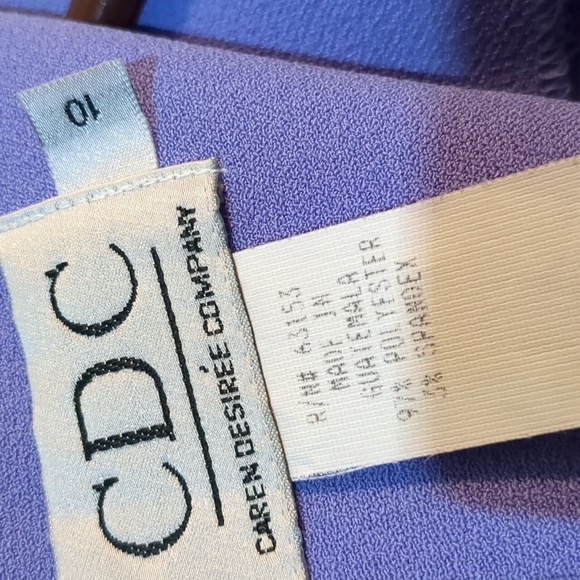 CDC Dress Size 10 Lavender - Picture 4 of 5